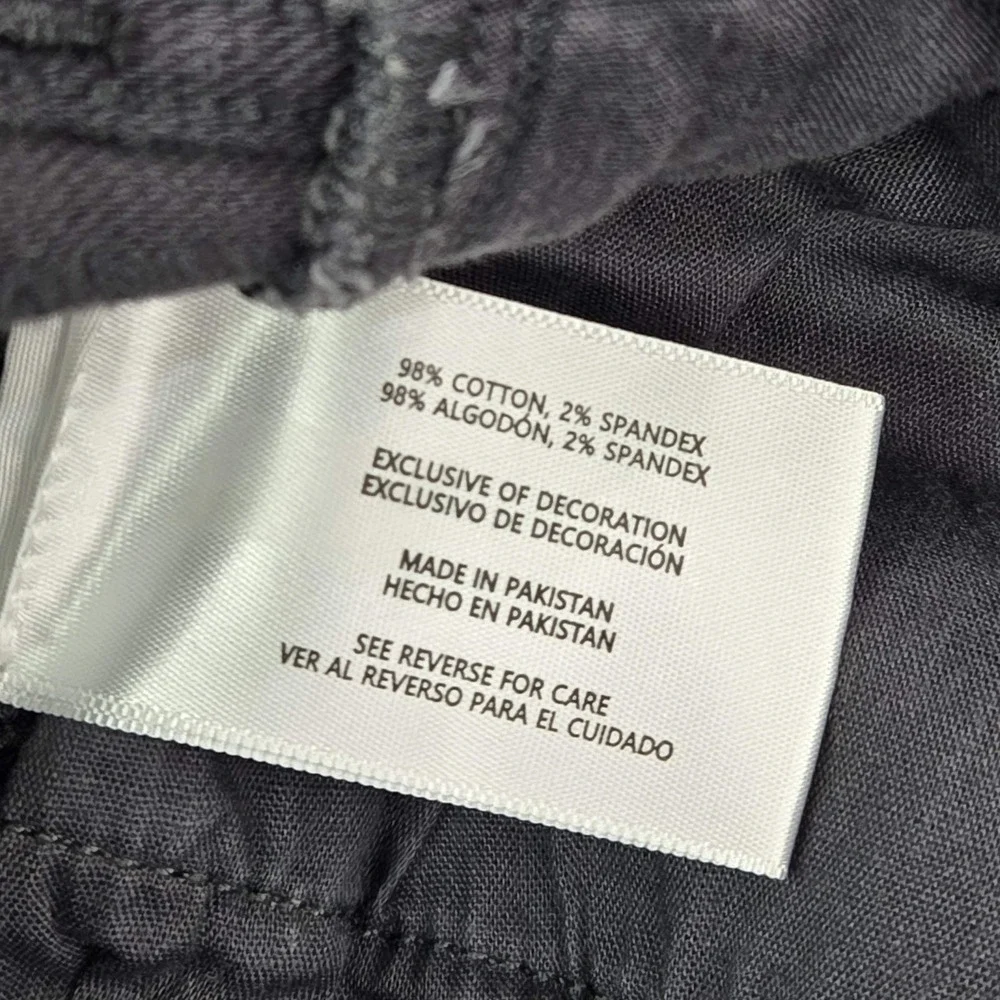 Banana Republic Men Jeans 34X30 Gray Denim Tapered Mid Rise Pockets Adult